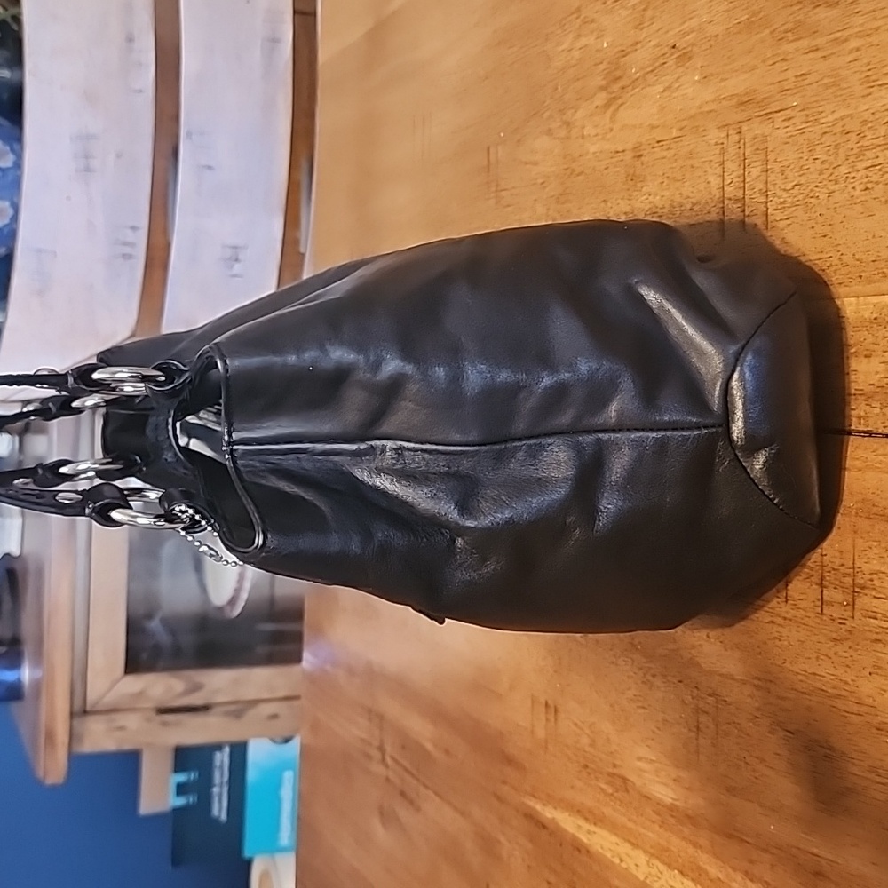 Coach SOHO Black Leather Shoulder Bag - Picture 2 of 16